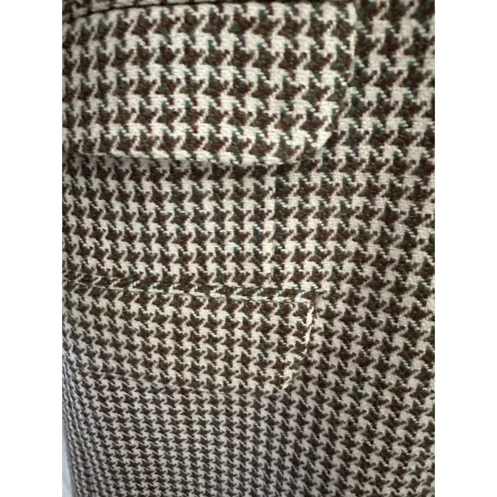 VTG Harris Tweed Dunn & Co Blazer Mens 40 Houndstooth Country Sports Jacket 70s